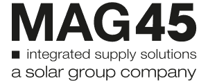 MAG45 logo zwart